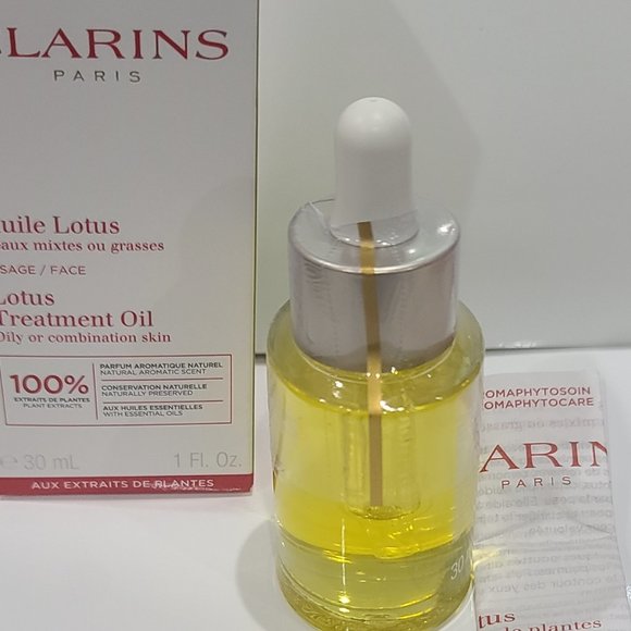 NIB ✅ SEALED CLARINS Lotus Treatment Oil 30mL / 1 oz ⭐ SEALED IN BOX - Picture 11 of 11